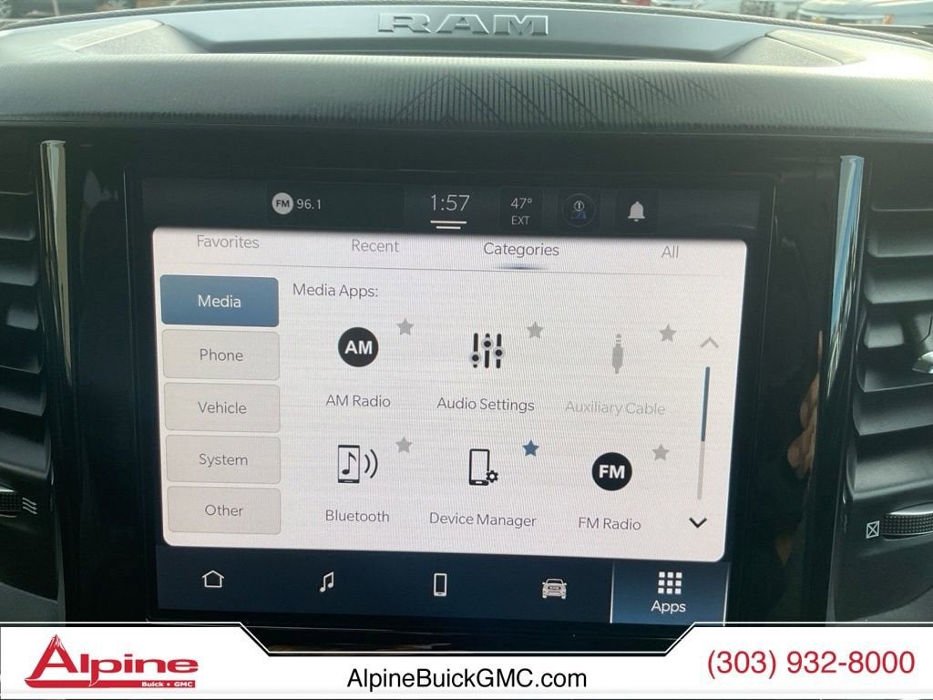 2025 RAM 1500 Lone Star Crew Cab 4x4 5'7" Box